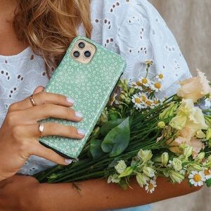 Burga Green Floral IPhone 11 Case